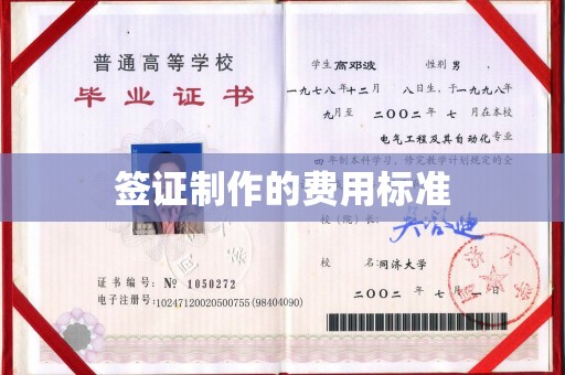 南木林签证制作的费用标准